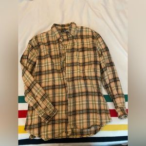 Vintage Plaid Button Down - Sz L